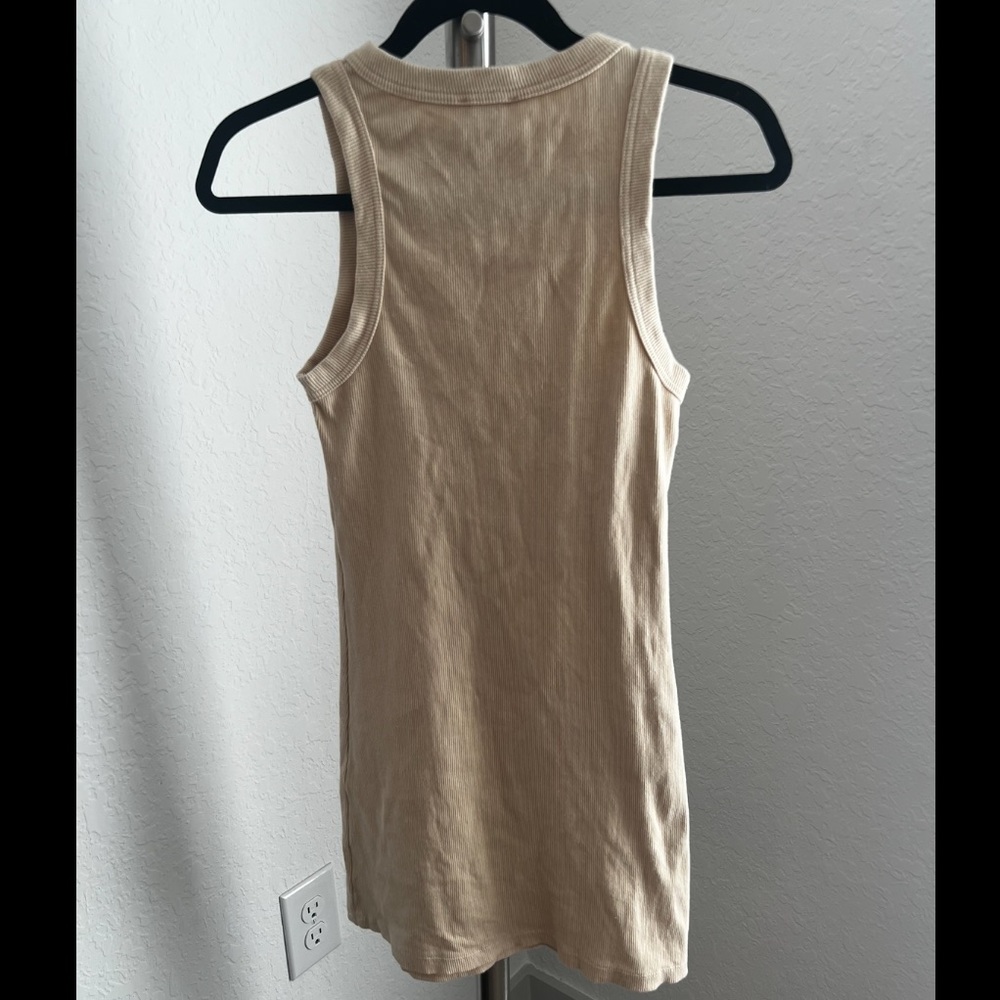 Princess Polly Cream Tank Mini Dress - Picture 2 of 2